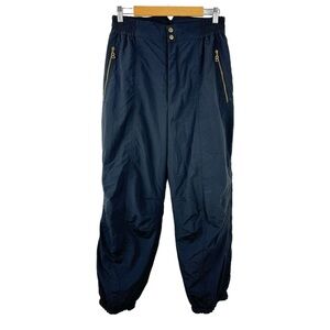 VTG Bogner Women's Large Insulated Ski Snowboarding Pants Black Retro Size 10